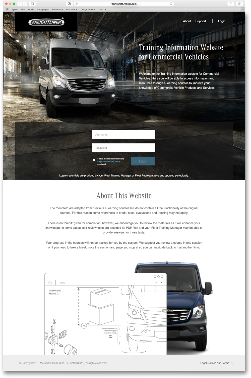 Home Page for Freightliner Vans